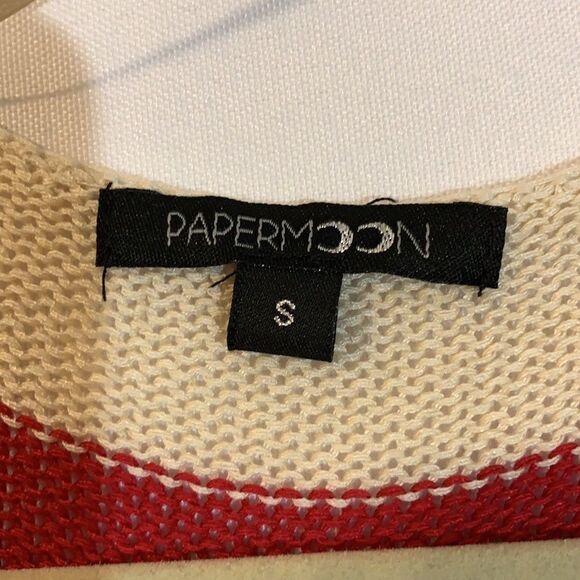 Paper Moon Small stars and stripes cropped pullover sweater - Picture 4 of 7